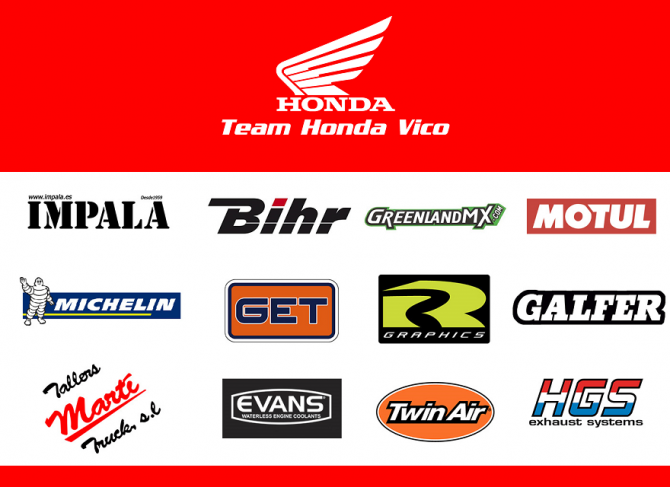 EVANS Sponsor Oficial Team Honda VICO - Bellet Racing - EVANS 180º